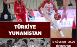 Basketbolda dev final: Türkiye-Yunanistan maçı Tivibu Spor’da