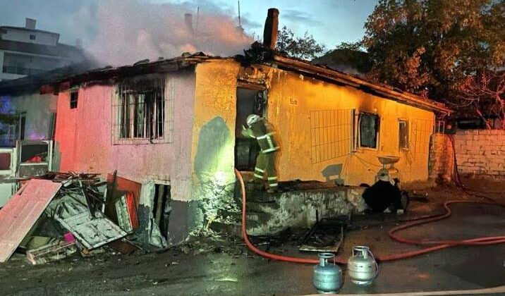 Kırıkkale’de Çıkan Yangında Bir Kişi Yaralandı