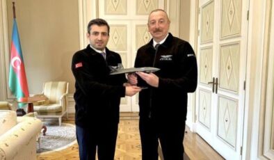 Selçuk Bayraktar Azerbaycan Cumhurbaşkanı Aliyev’i Ziyaret Etti