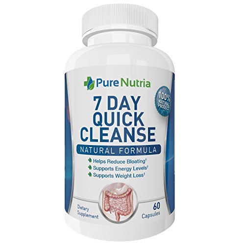PureNutria Colon 7 Günlük Temizleyici - Sağlıklı Bağırsak Hareketlerini Destekler - Kolon Temizleyici Detoks - Kabızlığı Giderici Takviye - GDO'suz