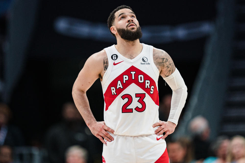 Toronto Raptors'ın 2019'da NBA şampiyonluğuna ulaşmasına yardımcı olan Fred VanVleet, serbest oyunculuğunun ilk gecesinde Houston Rockets'tan maksimum kontrat aldı.  (Jacob Kupferman/Getty Images)