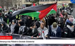 Almanya’da Filistin’e Destek Gösterisi