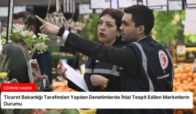 Ticaret Bakanlığı Tarafından Yapılan Denetimlerde İhlal Tespit Edilen Marketlerin Durumu