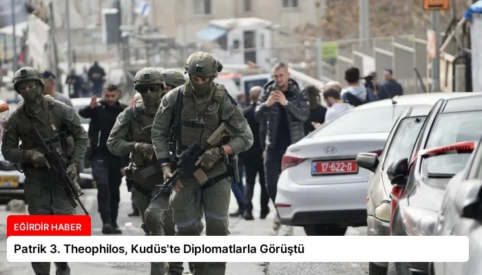 Patrik 3. Theophilos, Kudüs’te Diplomatlarla Görüştü