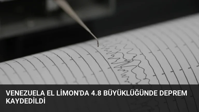 Venezuela El Limon’da 4.8 Büyüklüğünde Deprem Kaydedildi