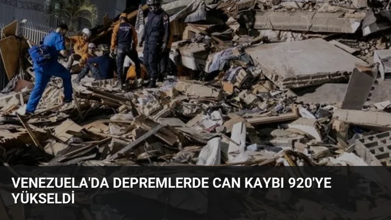 Venezuela’da Depremlerde Can Kaybı 920’ye Yükseldi
