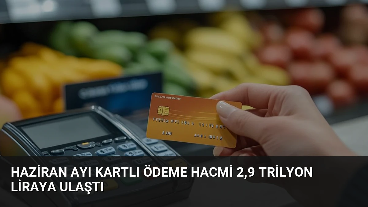 Haziran Ayı Kartlı Ödeme Hacmi 2,9 Trilyon Liraya Ulaştı