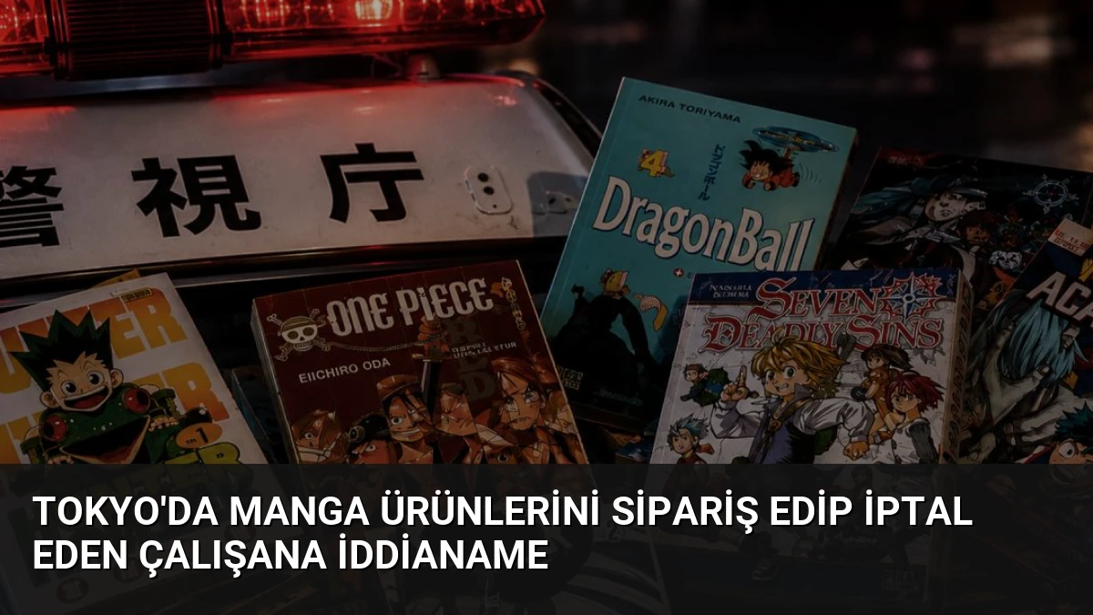 Tokyo’da Manga Ürünlerini Sipariş Edip İptal Eden Çalışana İddianame