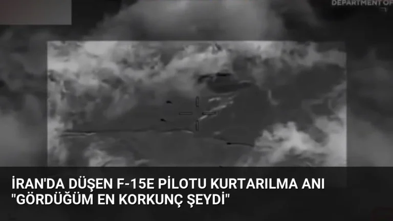 İran’da Düşen F-15E Pilotu Kurtarılma Anı “Gördüğüm En Korkunç Şeydi”