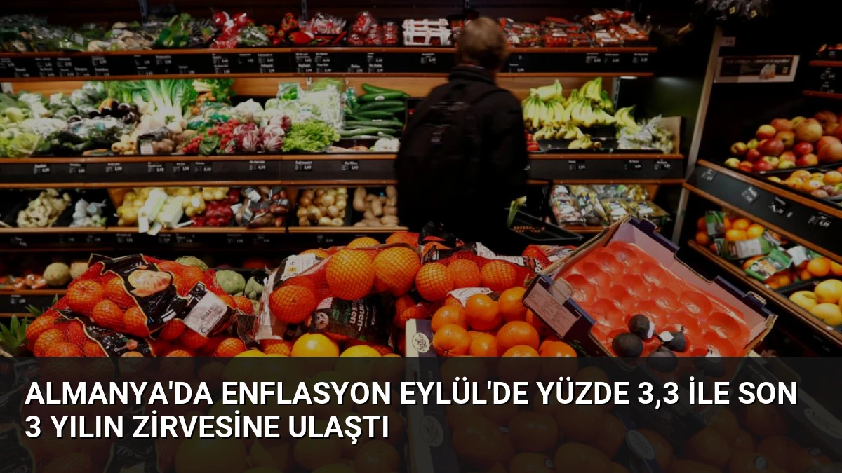 Almanya’da Enflasyon Eylül’de Yüzde 3,3 ile Son 3 Yılın Zirvesine Ulaştı