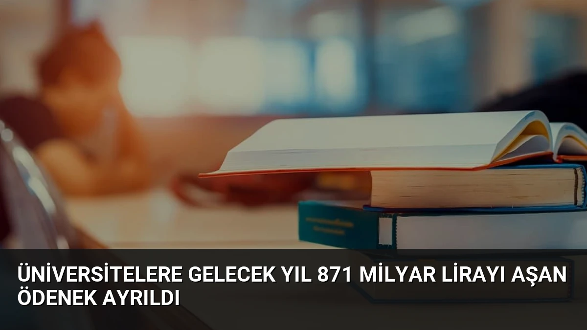Üniversitelere Gelecek Yıl 871 Milyar Lirayı Aşan Ödenek Ayrıldı